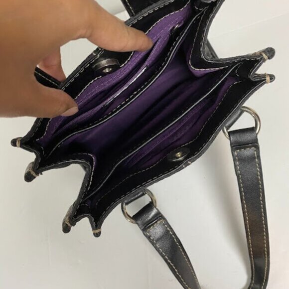 Nine & Company Women's Black Shoulder Bag Tote Small - Picture 4 of 7